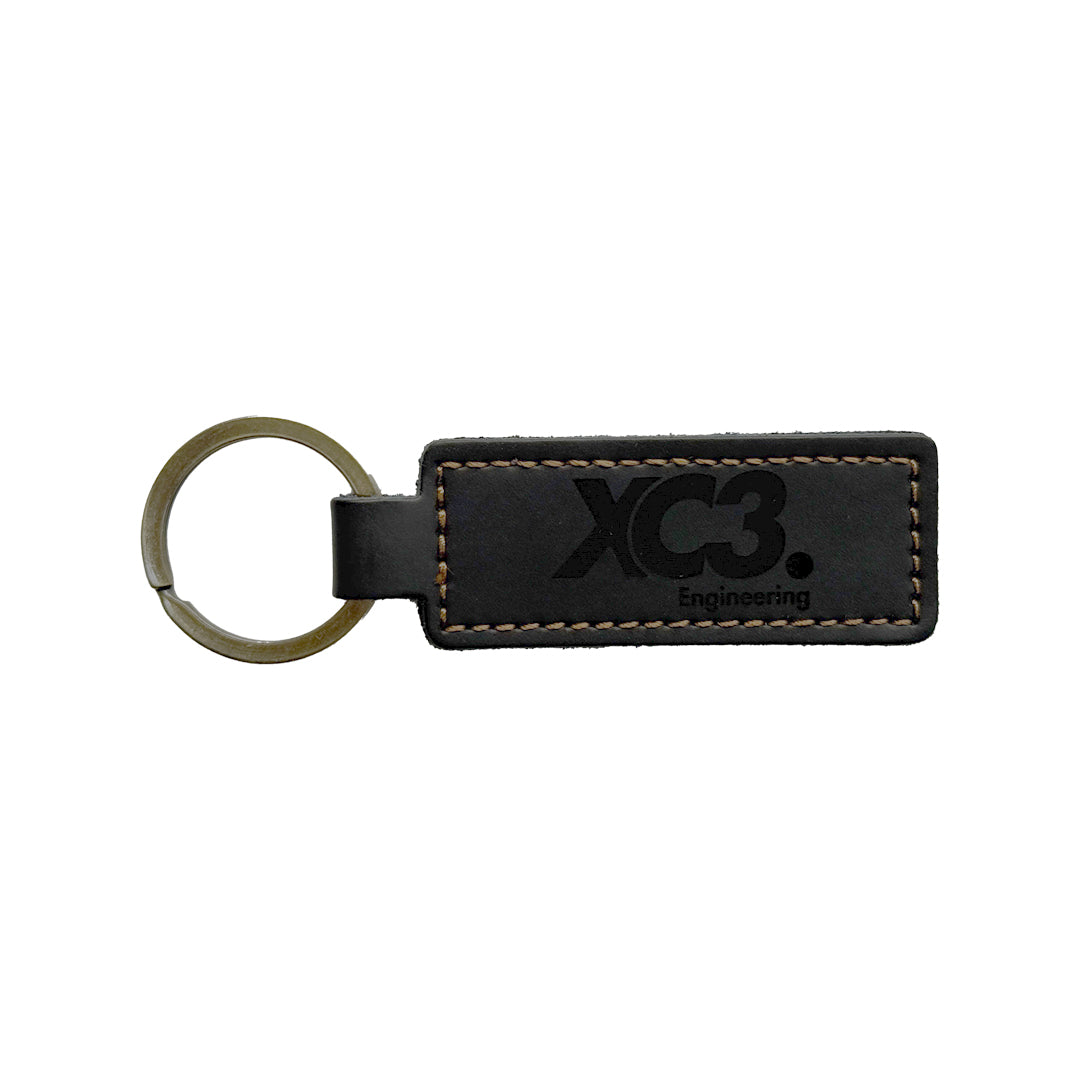 XC3 Engineering Leather Keyring