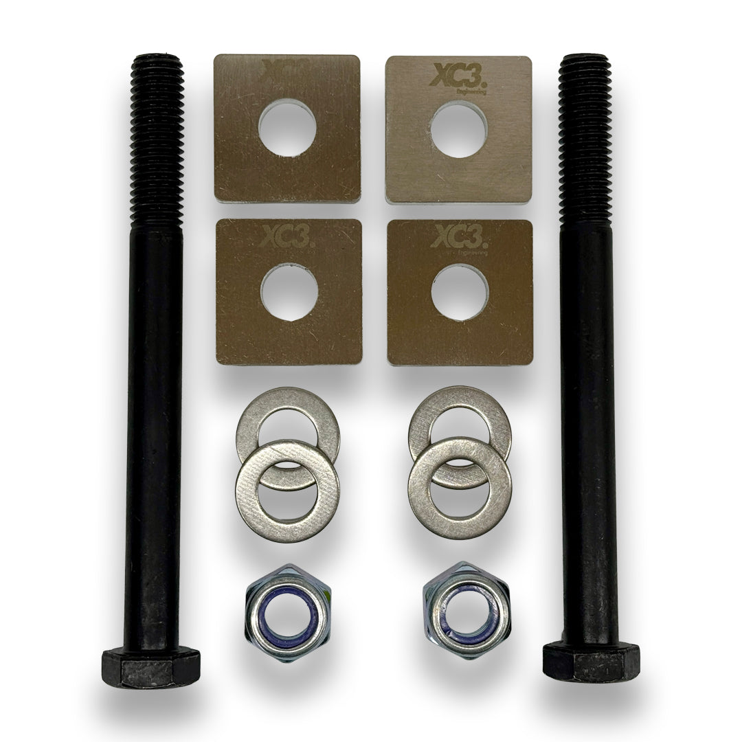 XC3 Engineering BMW M3 E92 E9X Rear Toe lockout shim kit