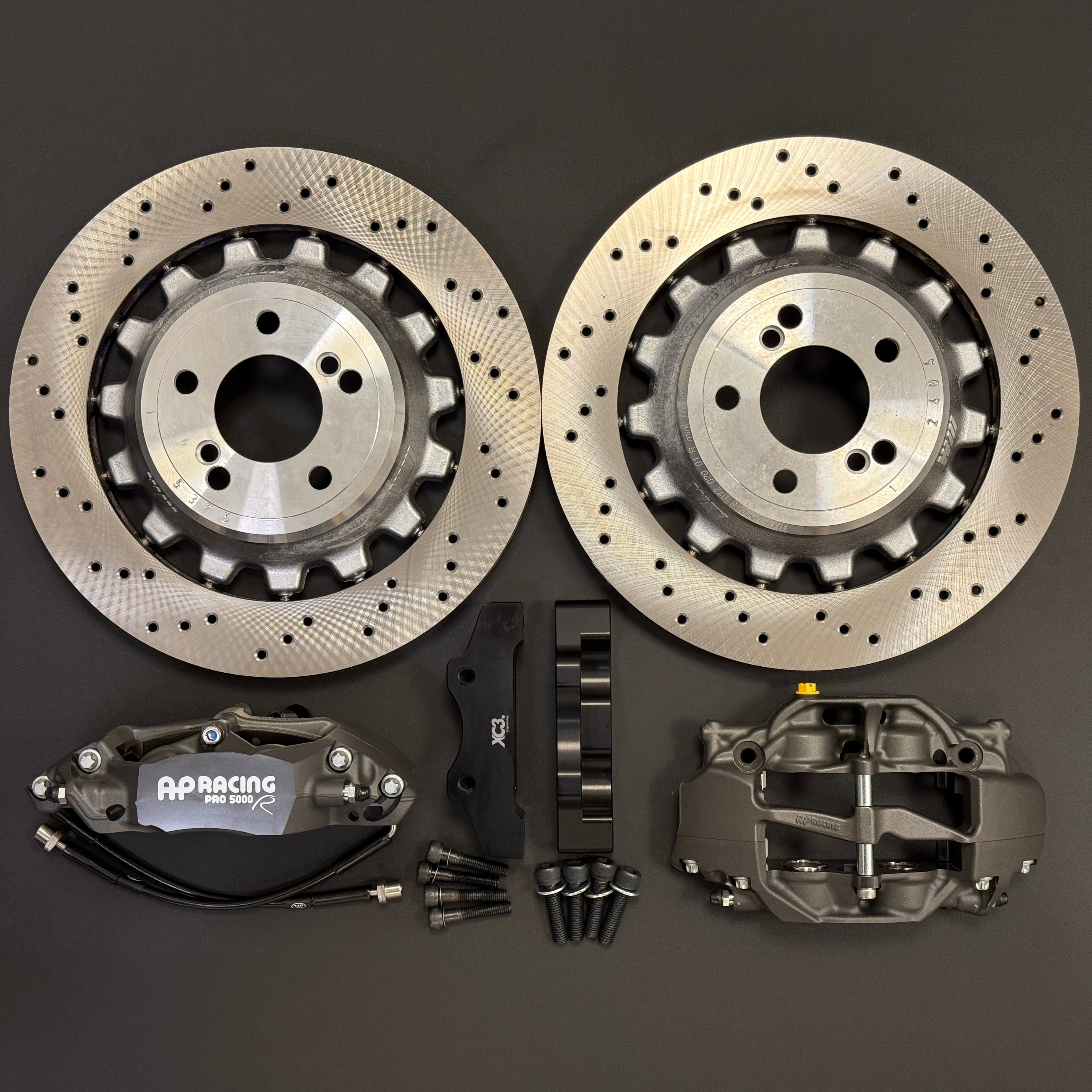 BMW M2 M3 M4 F8X Rear Brake Upgrade: AP Racing CP9449 380mm Kit from XC3 Engineering