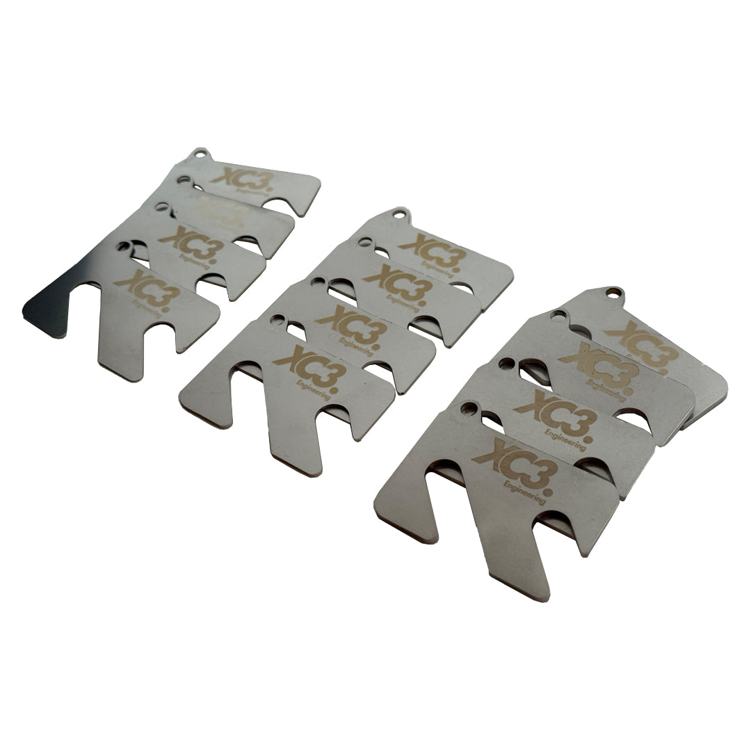 XC3 Engineering Porsche 911 991 991.2 GT3 GT3RS GT2RS Front Camber Shims