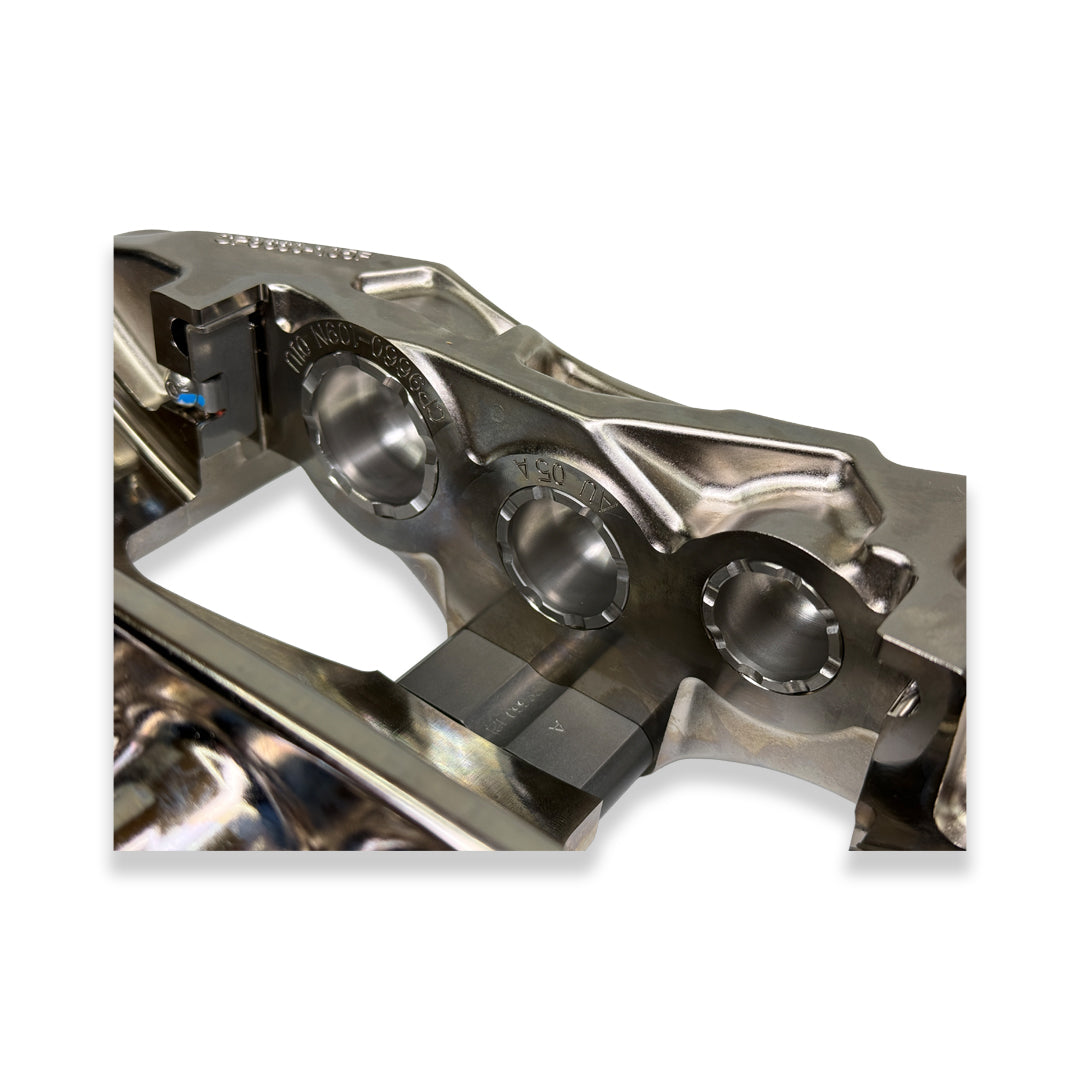AP Racing Pro5000R CP9660-3S4LN Left Hand Caliper Nickel Plated Finish 6 Piston
