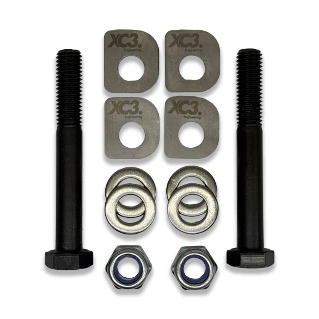 BMW M2 / M3 / M4 F8X & G8X Rear Toe Lockout Shims – Alignment Lock Kit | XC3 Engineering