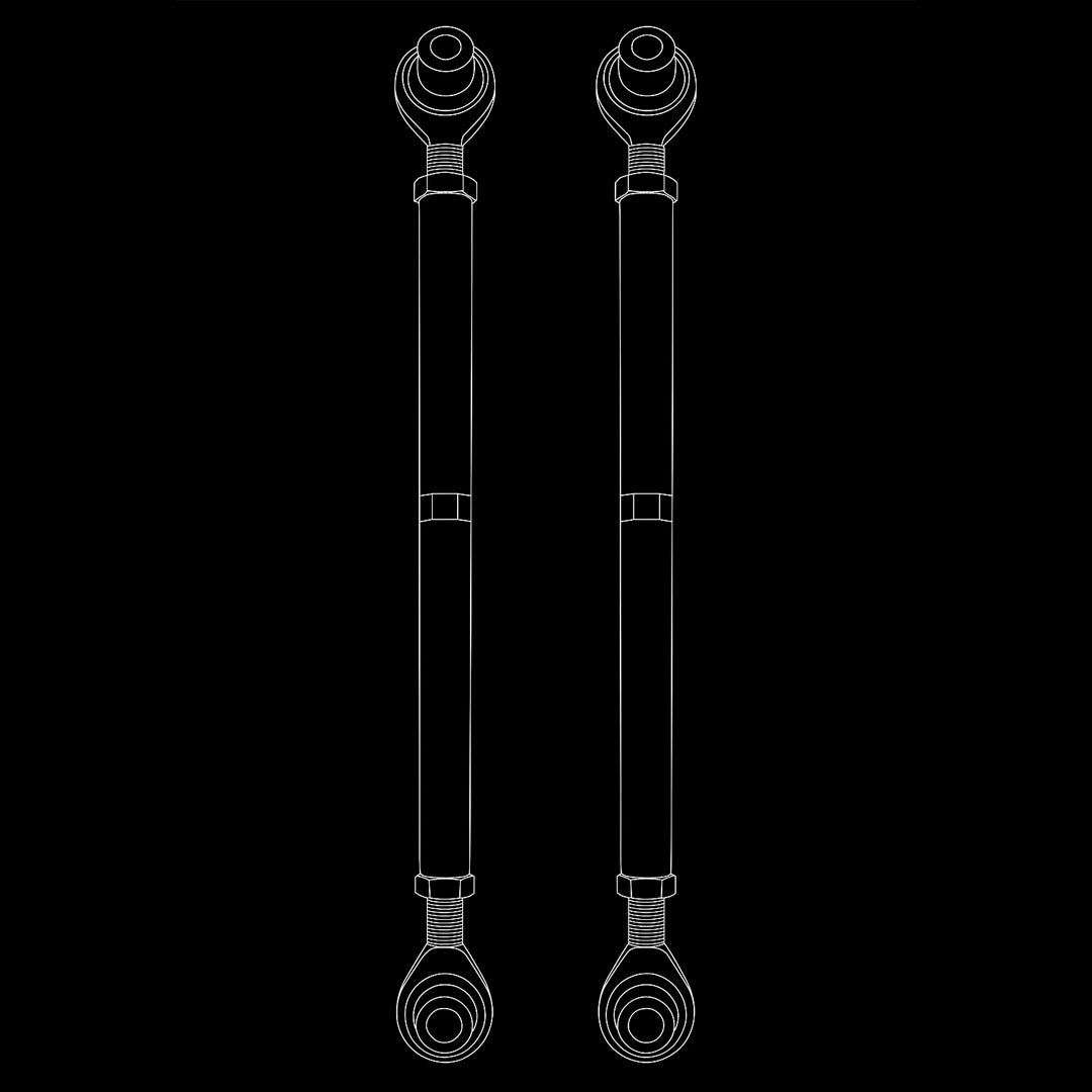 XC3 Engineering XR Series BMW M2 M3 M4 G80 G81 G82 G87 G8X Adjustable Rear Toe Arms