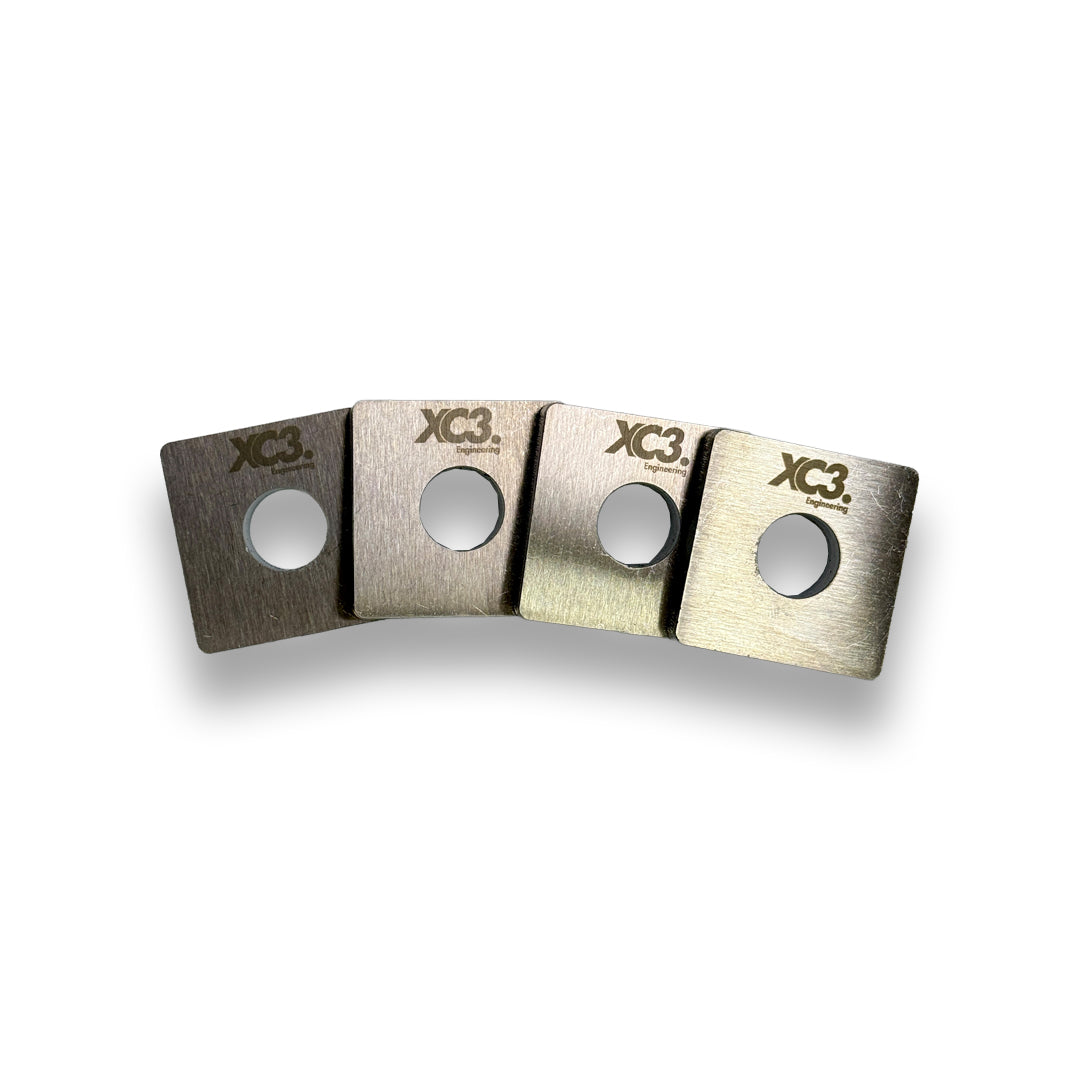 XC3 Engineering BMW M3 E92 E9X Rear Toe lockout shim kit